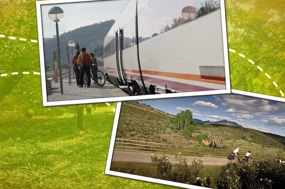 Renfe promueve las Vas Verdes, itinerarios cicloturistas y senderistas a todo tren
