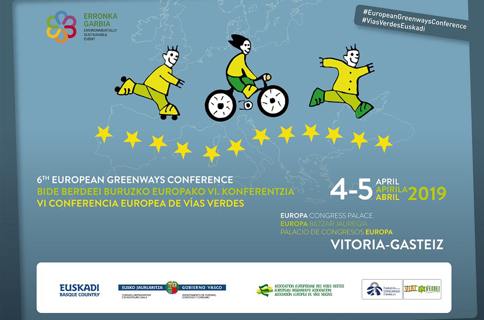 Expertos de ms de 10 nacionalidades estarn presentes en la VI Conferencia Europea de Vas Verdes los das 4-5 de Abril 2019 en Vitoria-Gasteiz